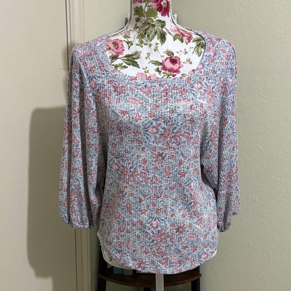 Floral Print Women's Top